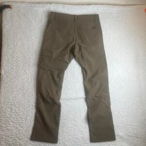 prAna men's Zion straight pants brown stretch hike outdoors clime 31x2